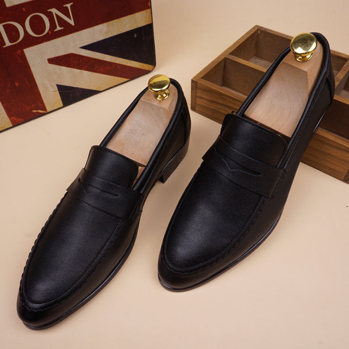 Men's Korean Version Pointed Leather Shoes Are Fashionable