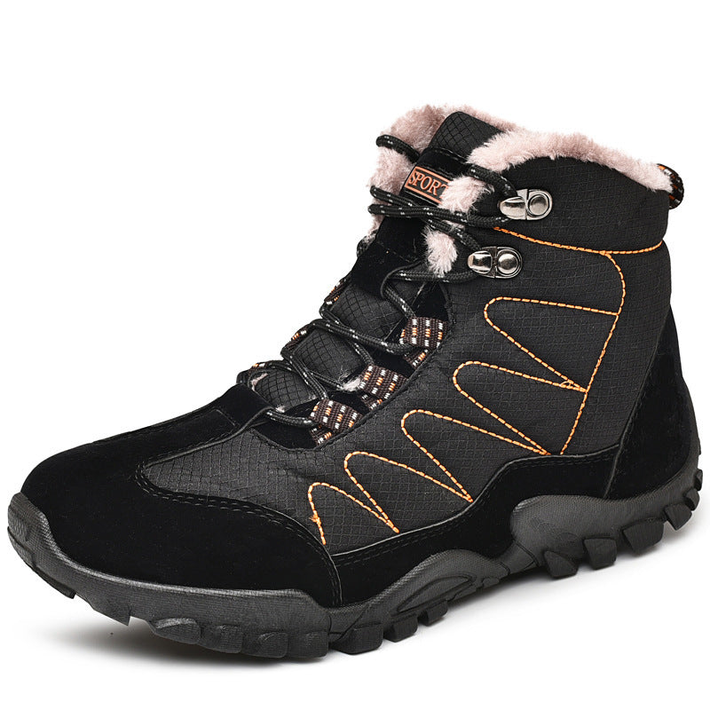 Winter new outdoor snow boots plus velvet warmth plus size cotton boots list