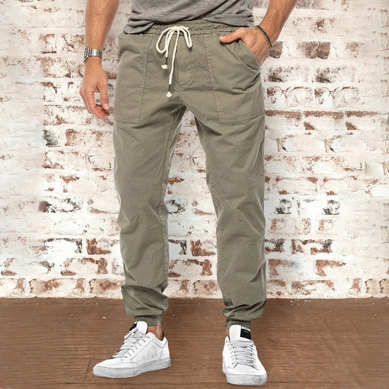 European And American Autumn And Winter Men's Casual Trend Loose Trousers