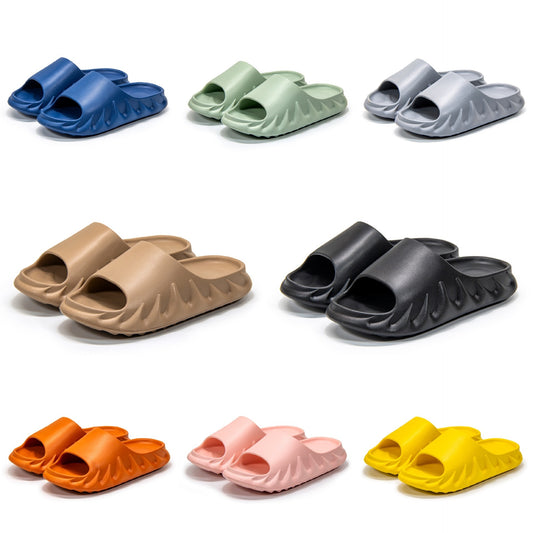 Couple Sandals And Slippers, Women's Non-Slip Stepping On Shit, Thick-Soled Men's Slippers