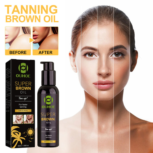 Summer Seaside Sun-aid Dark Brown Bronze Body Self-tanning Oil Moisturizing Skin Moisturizing