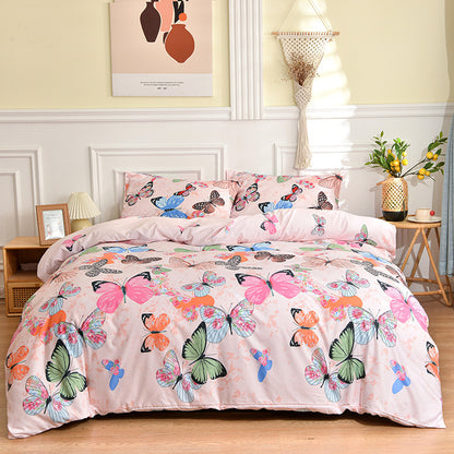Brushed Single Duvet Cover Student Dormitory Quilt Cover Bedding