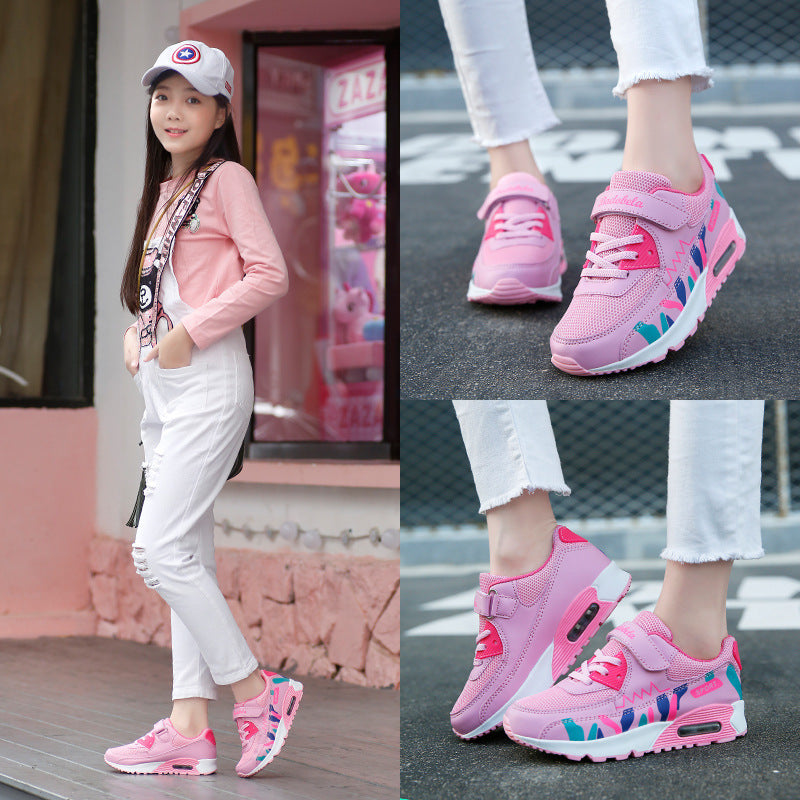 Breathable mesh children's casual shoes