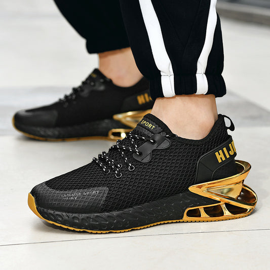 Electroplating Blade Men's Casual Sports Shoes Breathable