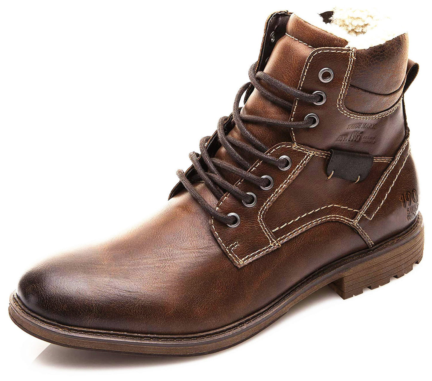 High-top Cotton Men's Tooling Snow Boots