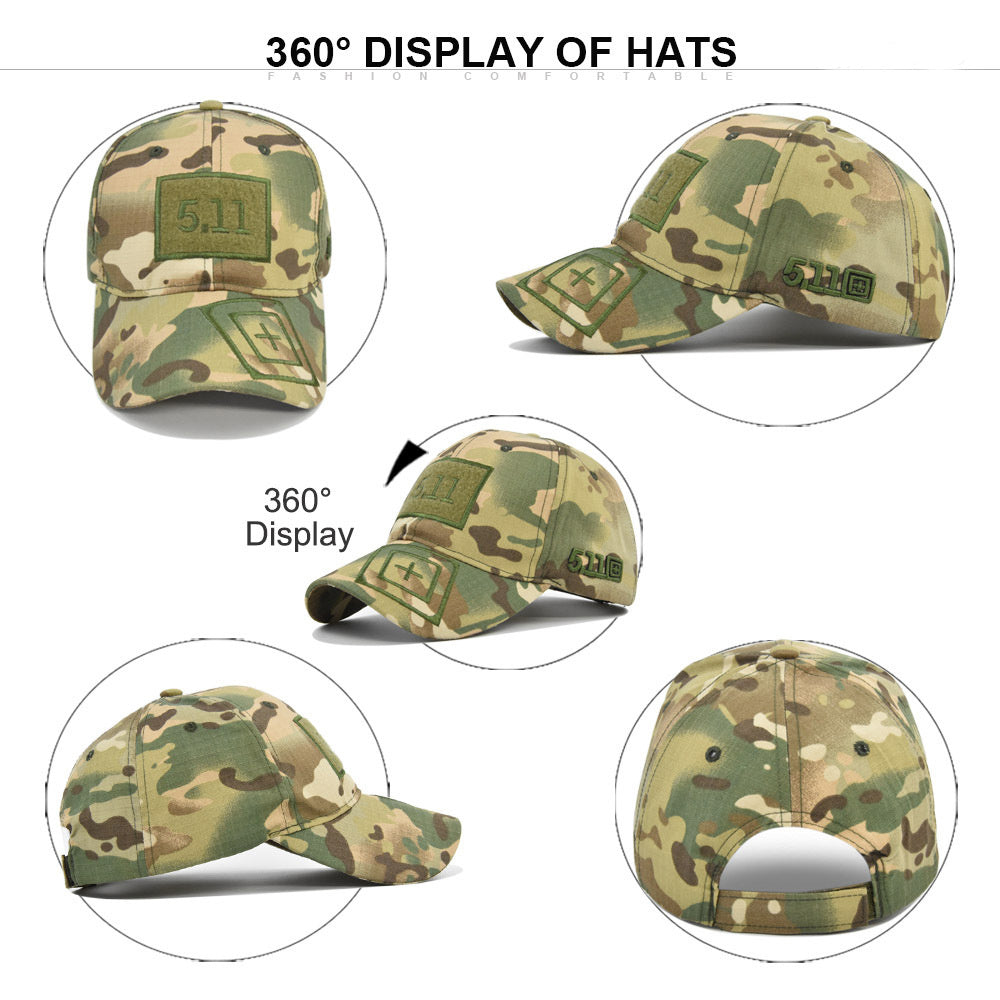 Camouflage Cap Unisex Adjustable Baseball Cap Men Women Outdoor Sun Hat