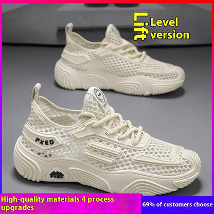 Men's Shoes Breathable Hollowed Casual Conditioning Slippers Deodorant Sneakers