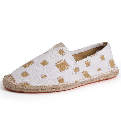 Women's Fashion Personality Slip-on Canvas Loafers