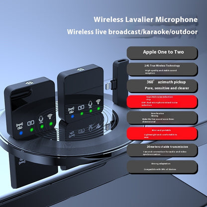 Wireless Microphone With Bluetooth Accompaniment Noise Reduction
