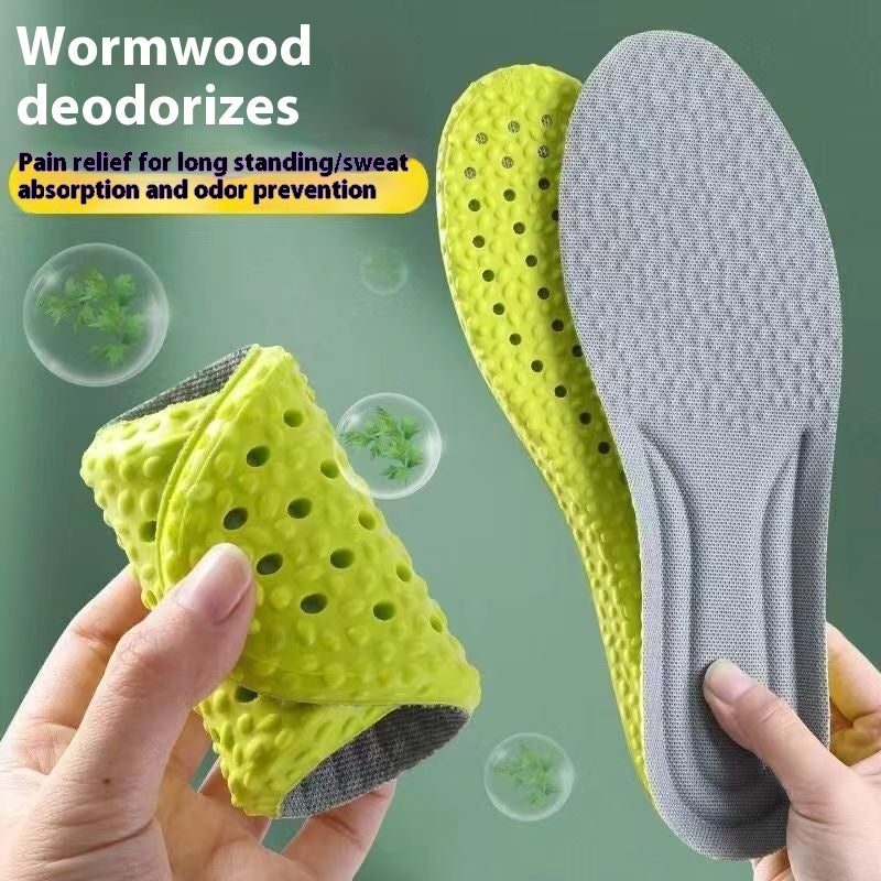 Argy Wormwood Soft Shock-absorbing Sports Insole