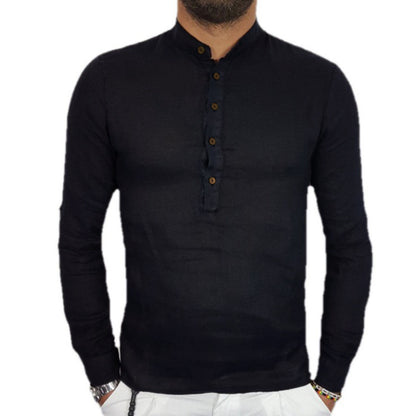 Long Sleeve Shirt Casual Men's T-Shirt Shirt