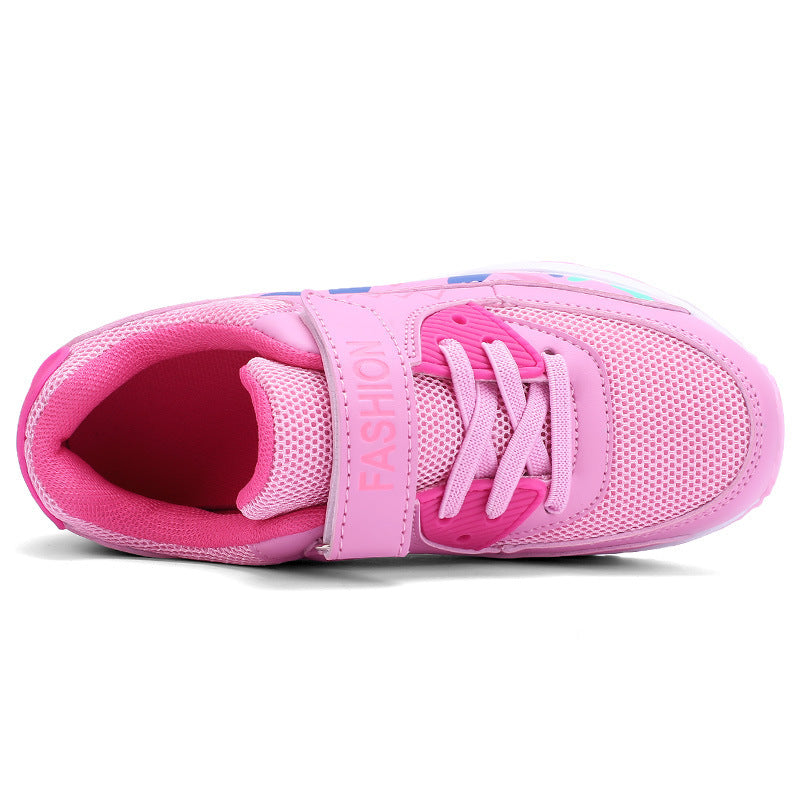 Breathable mesh children's casual shoes