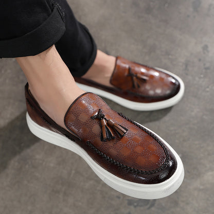 Summer Breathable One Pedal Korean Style Versatile Slip-on Men's Casual Shoes