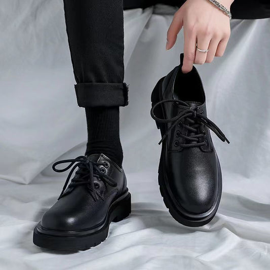 Men's Fashion Casual Waterproof Non-slip Breathable Leather Shoes