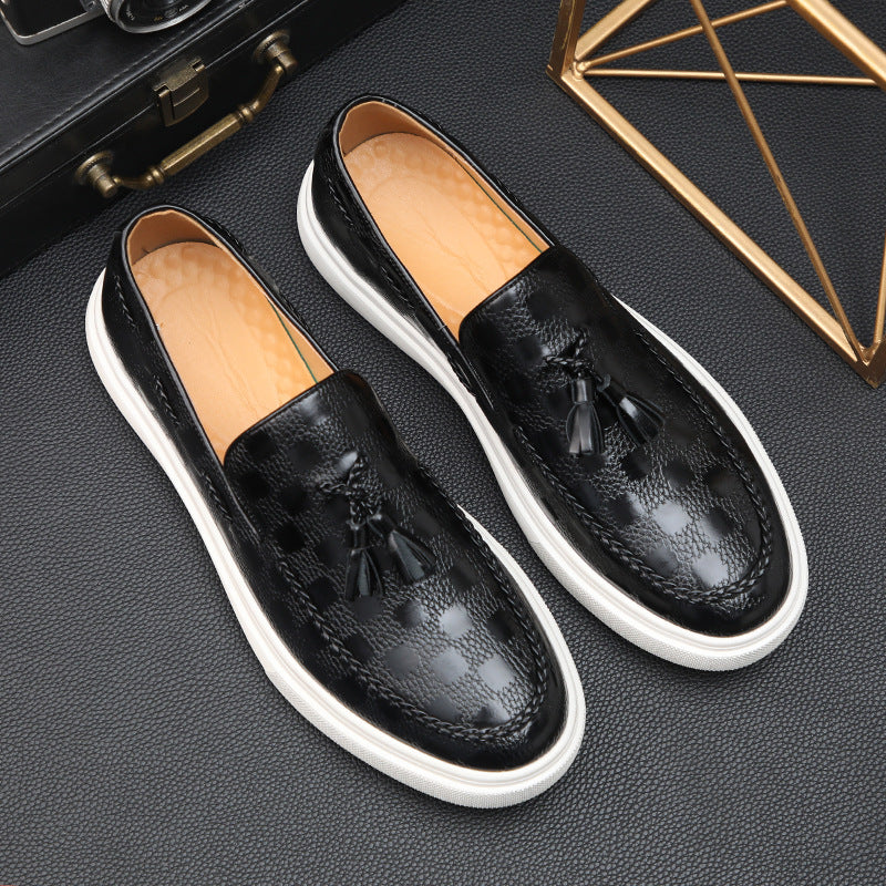 Summer Breathable One Pedal Korean Style Versatile Slip-on Men's Casual Shoes
