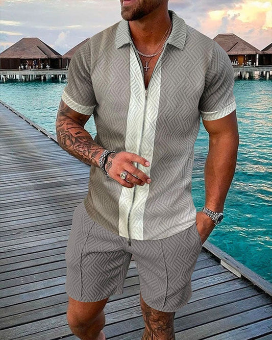 Men's Fashion Casual Two-piece Suit