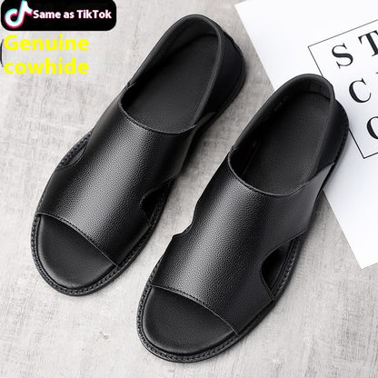 Men's Sandals Summer Men's Casual Soft Bottom Non-slip Wear-resistant And Deodorant Beach