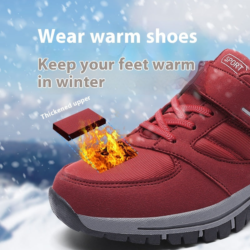 Winter Shoes For The Old Men's Soft Bottom Walking