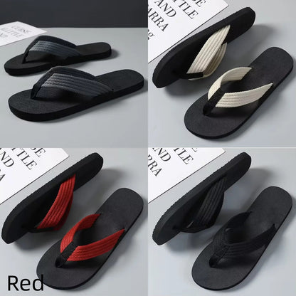 Men's Thick-soled Flip-flops Non-slip Fashion Beach Shoes