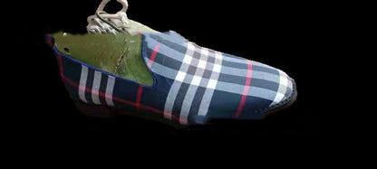 Fashion Personality New Plaid Men's Shoes