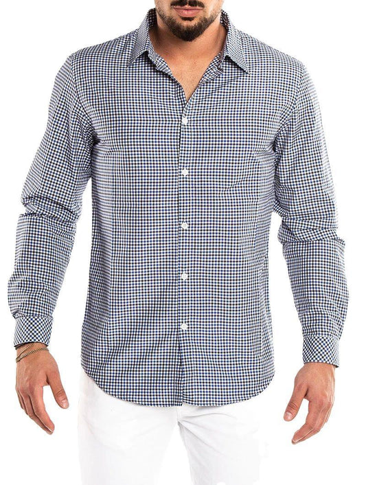 European And American New Men's Printed Shirt