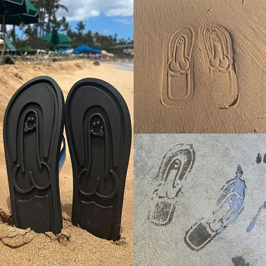Creative Funny Beach Flip Flops