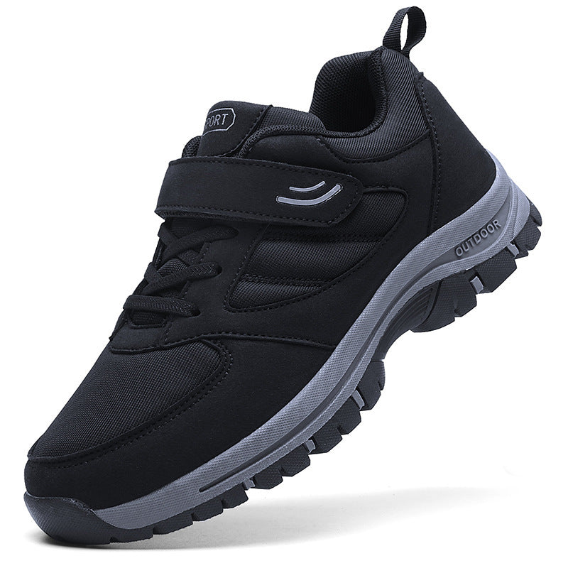 Winter Shoes For The Old Men's Soft Bottom Walking